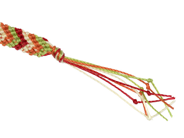 Making Herringbone Weave Step 11