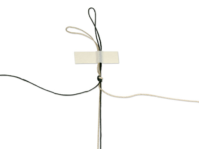 Making a Square Knot Step 2