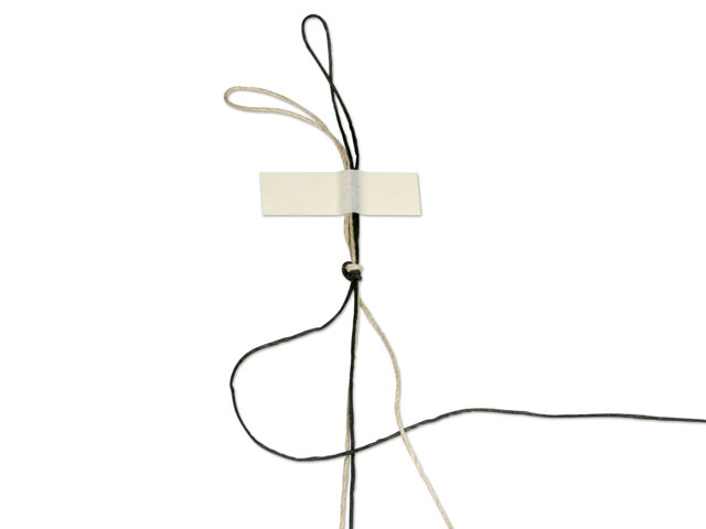 Making a Square Knot Step 3