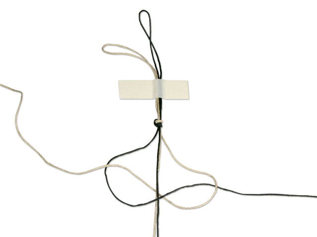 Making a Square Knot Step 4