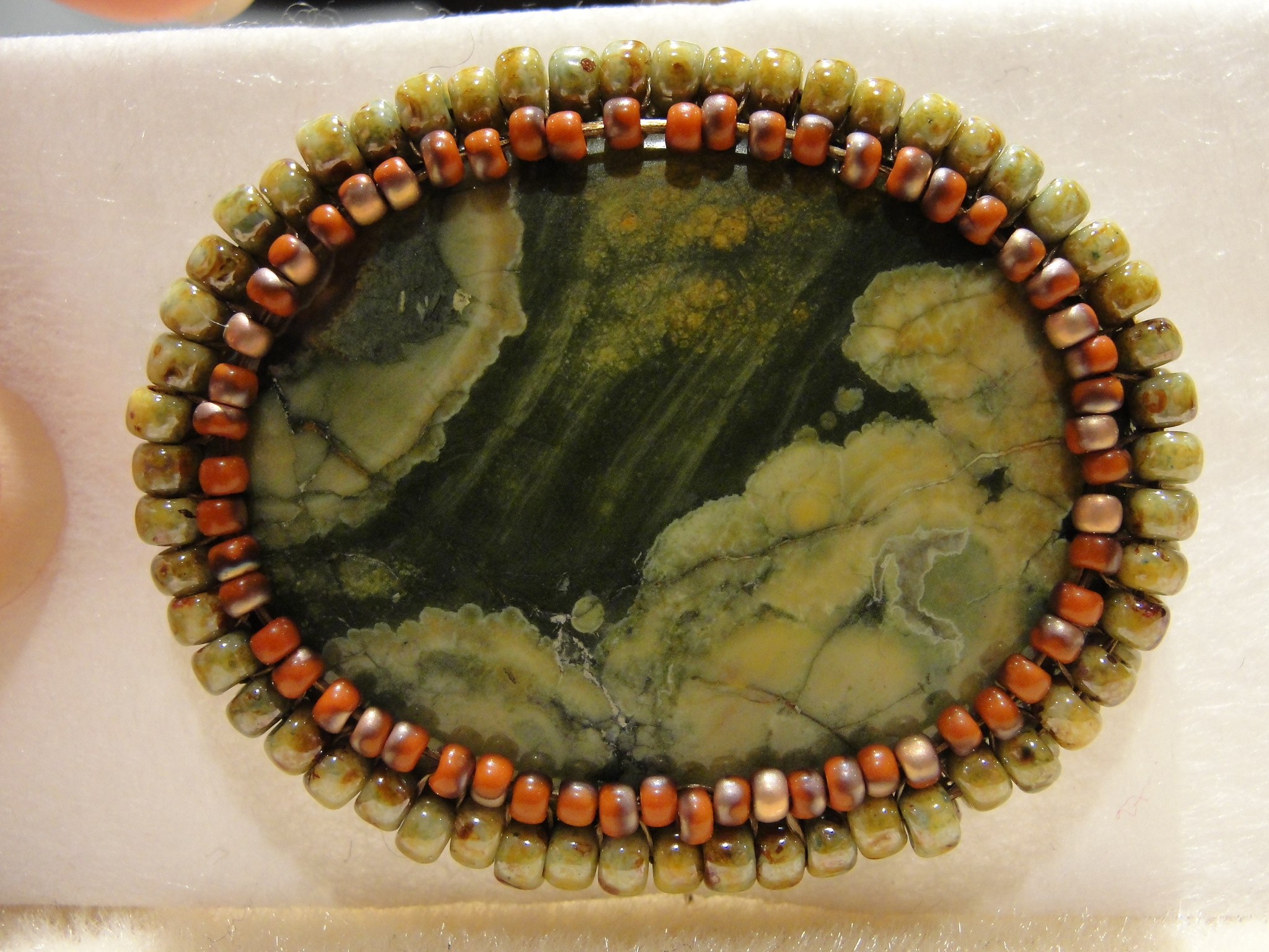 Peyote Bezel Tutorial Step 10