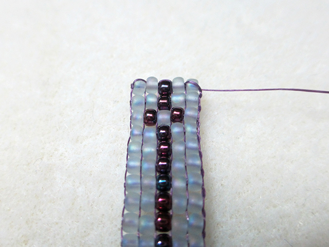 Connecting Loomed Pieces Step 2