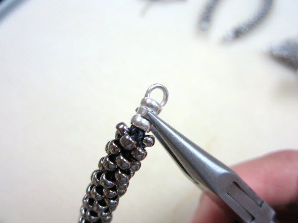 Kumihimo Braiding with Beads Step 22